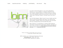 Tablet Screenshot of bim.net